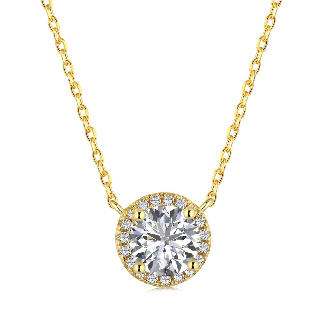 [Love's Uplift]Luxurious Round Cut Necklace