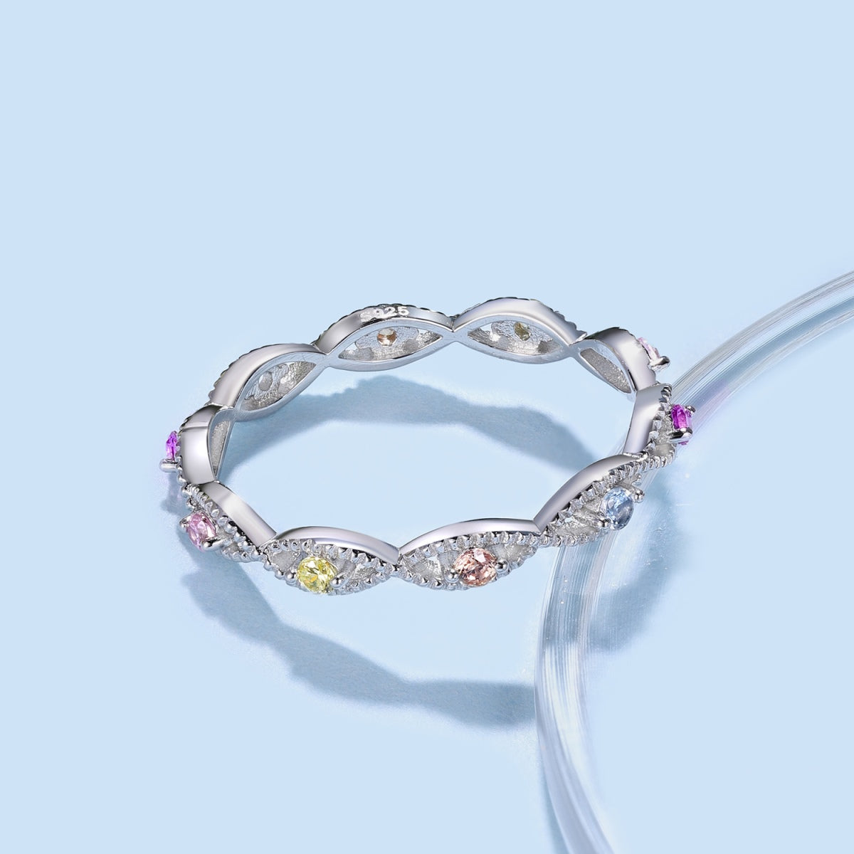 [Love's Uplift]Elegant Energetic Round Cut Daily Ring