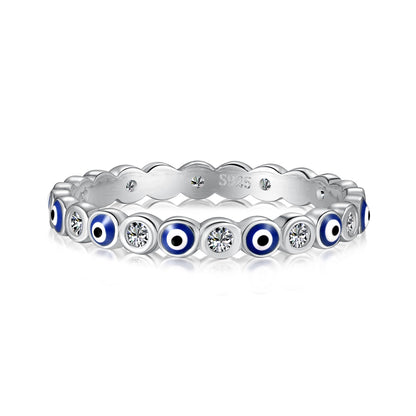 [Love's Uplift]Sparkling Vibrant Round Shape Daily Ring