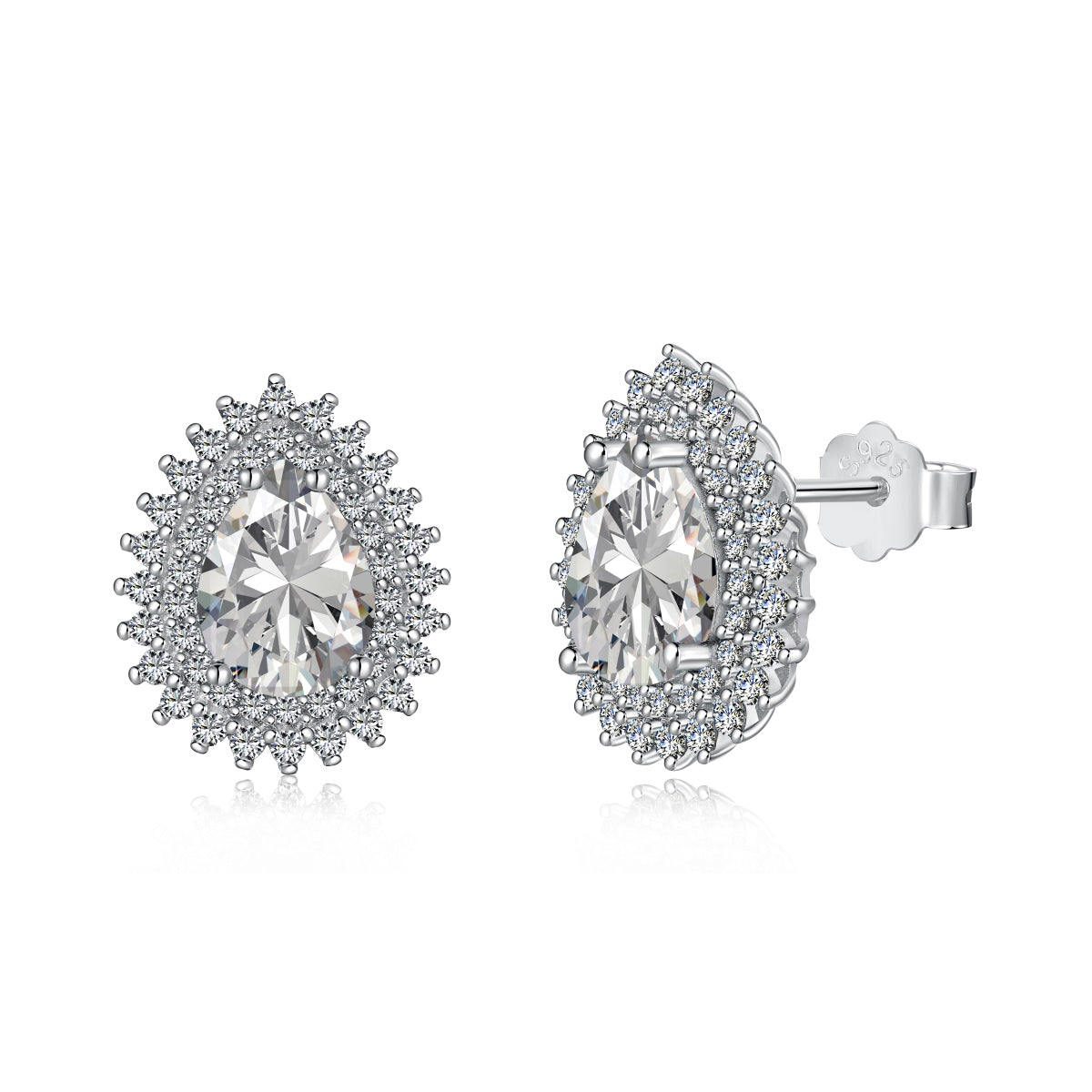 [Love's Uplift]Delicate Gorgeous Pear Cut Daily Earrings