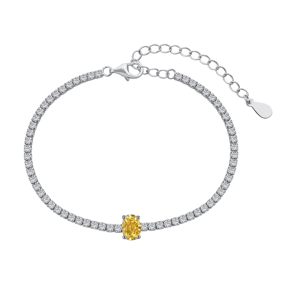 [Love's Uplift]0.75 Carat Exquisite Oval Cut Daily Bracelet