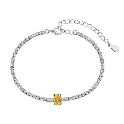 [Love's Uplift]0.75 Carat Exquisite Oval Cut Daily Bracelet