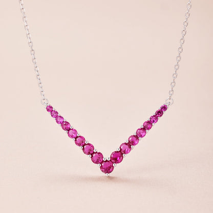 [Love's Uplift]Ornate Round Cut Necklace