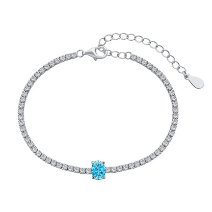 [Love's Uplift]0.75 Carat Exquisite Oval Cut Daily Bracelet