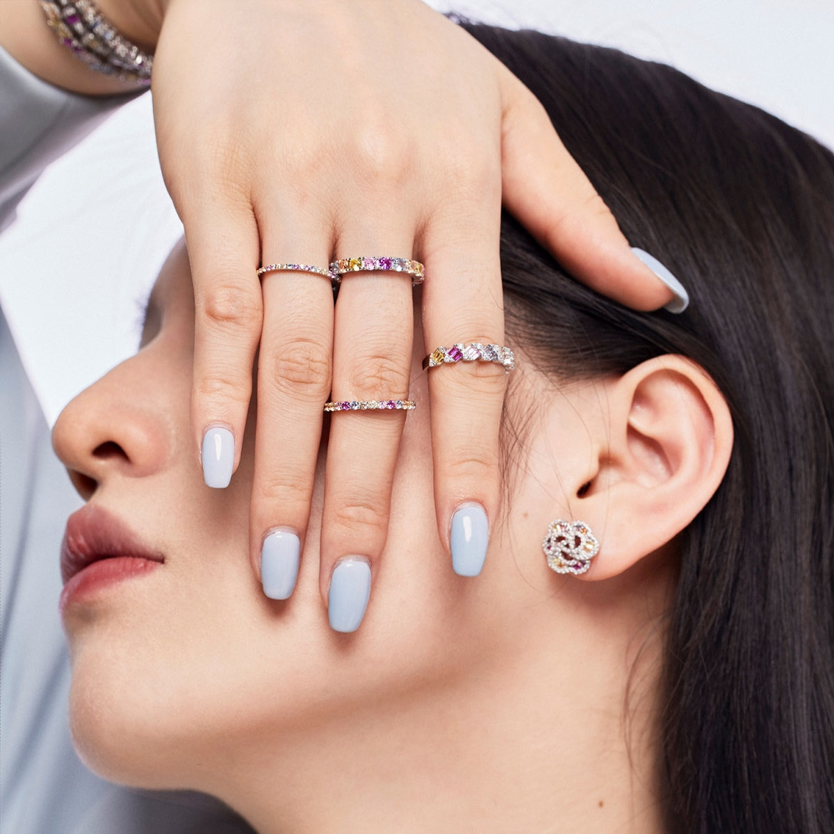 [Love's Uplift]Dazzling Resplendent Round Cut Party Ring