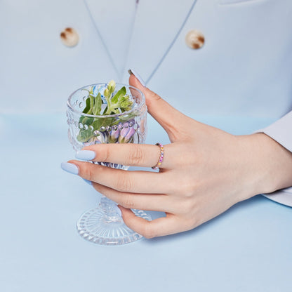 [Love's Uplift]Dazzling Resplendent Round Cut Party Ring