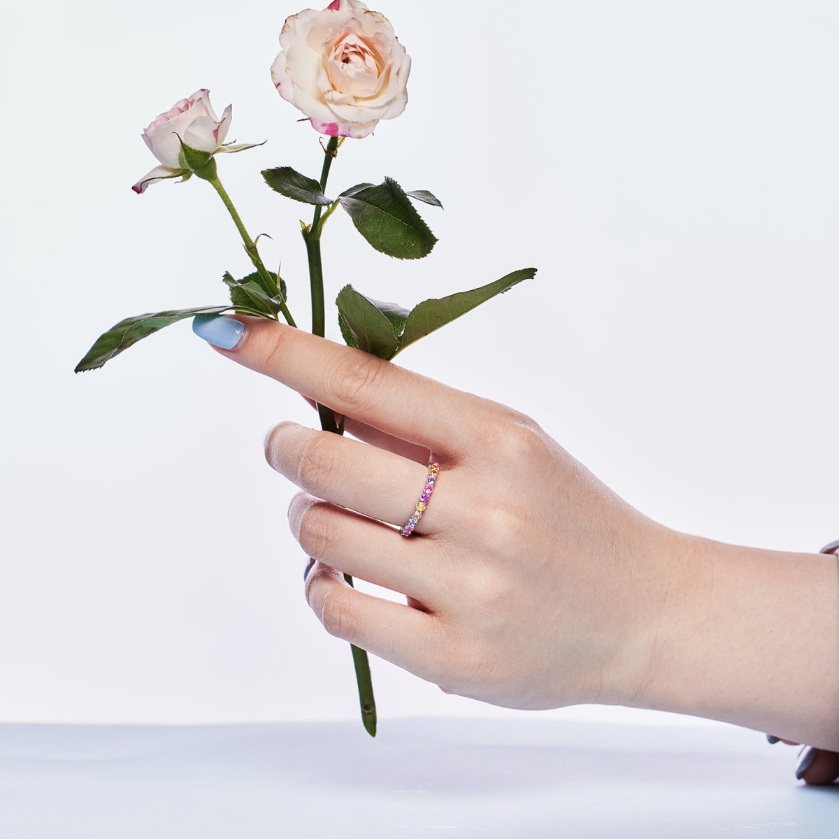 [Love's Uplift]Dazzling Resplendent Round Cut Party Ring