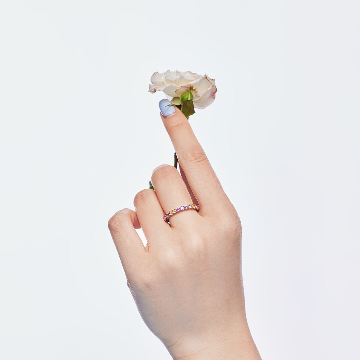 [Love's Uplift]Dazzling Resplendent Round Cut Party Ring