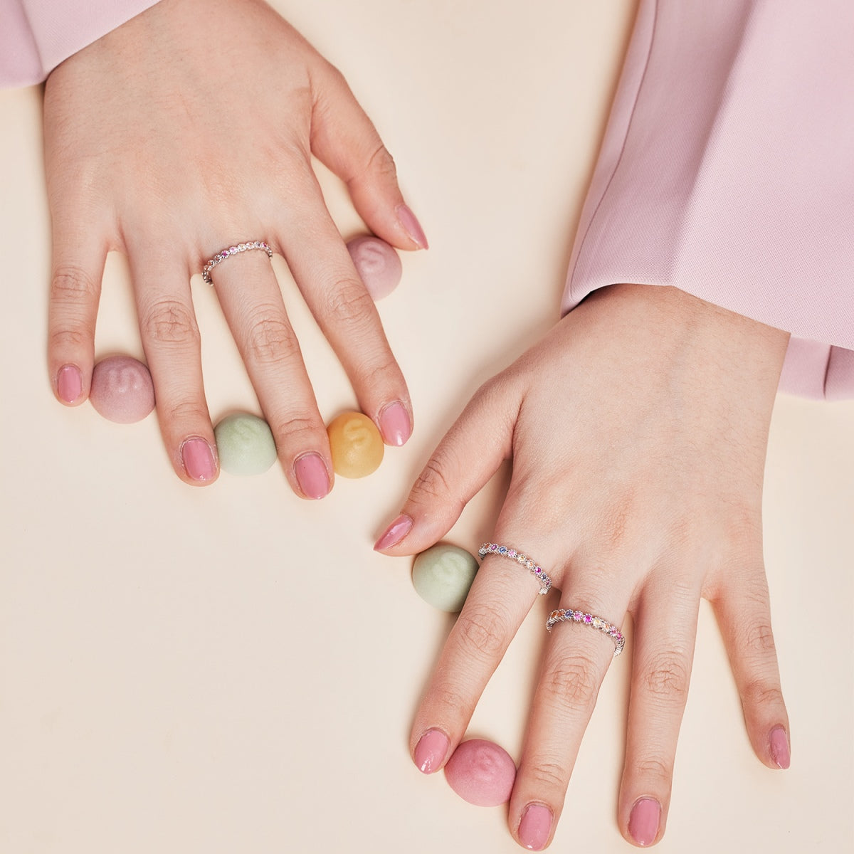[Love's Uplift]Unique Scintillating Round Cut Daily Ring