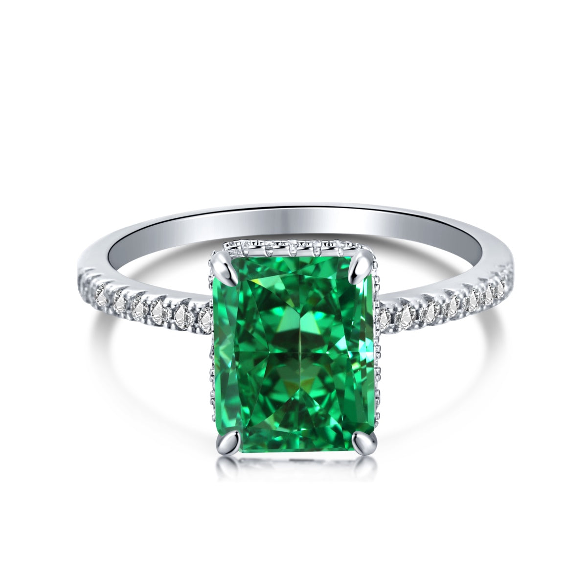 [Love's Uplift]4.0 Carat Luxurious Engagement Ring