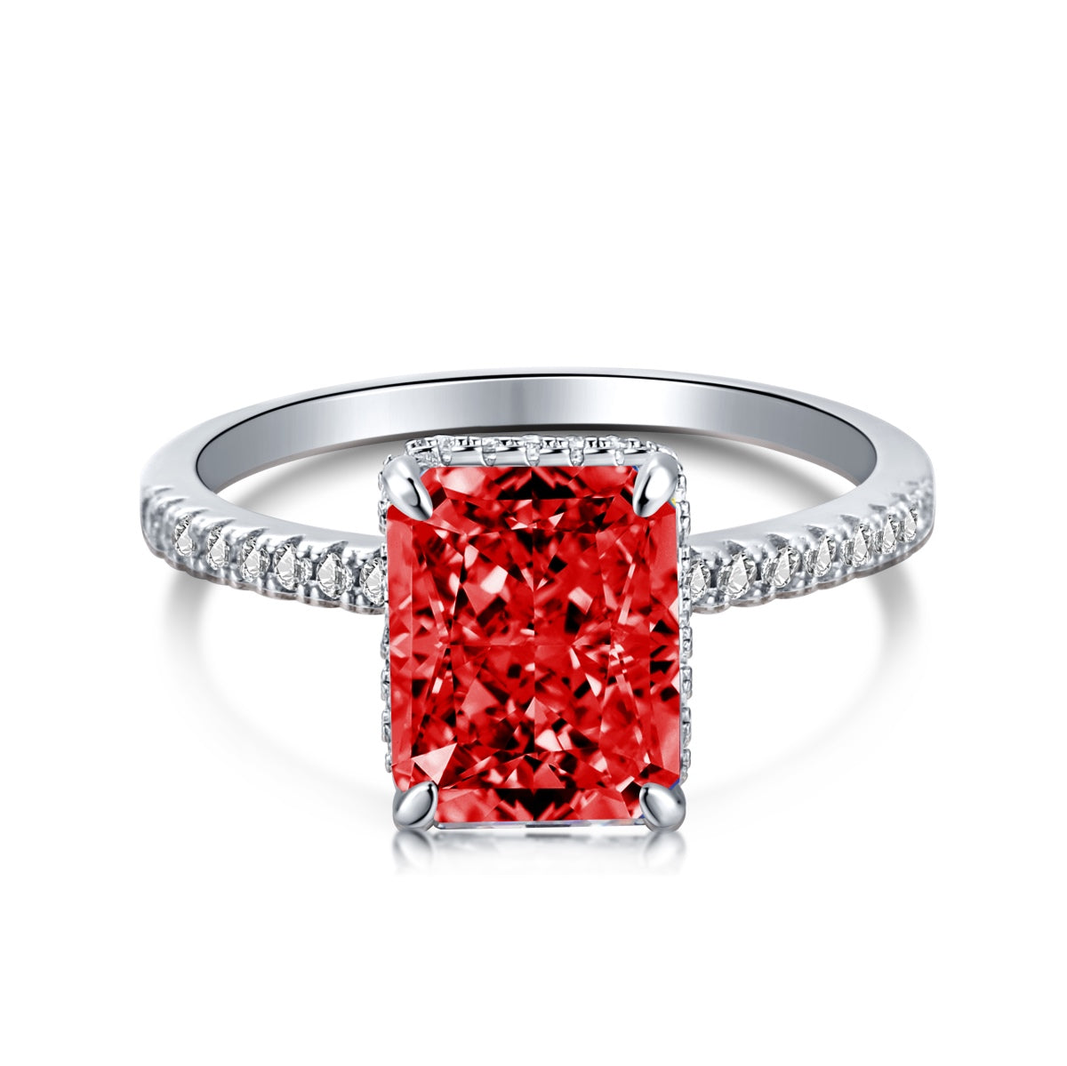 [Love's Uplift]4.0 Carat Luxurious Engagement Ring