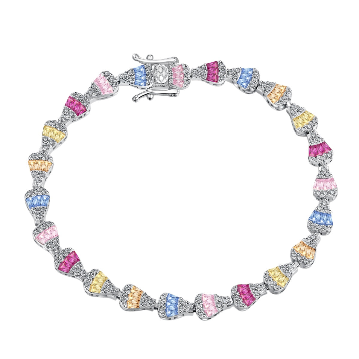 [Love's Uplift]Radiant Water Drop Shape Daily Bracelet