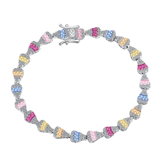 [Love's Uplift]Radiant Water Drop Shape Daily Bracelet