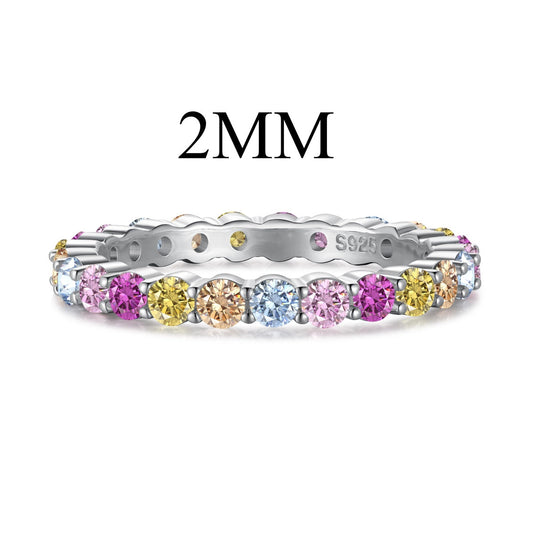 [Love's Uplift]Elegant Vivid Round Cut Daily Ring