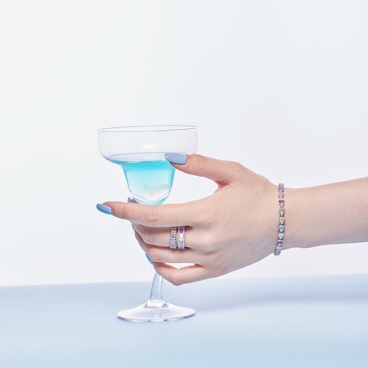 [Love's Uplift]Radiant Water Drop Shape Daily Bracelet