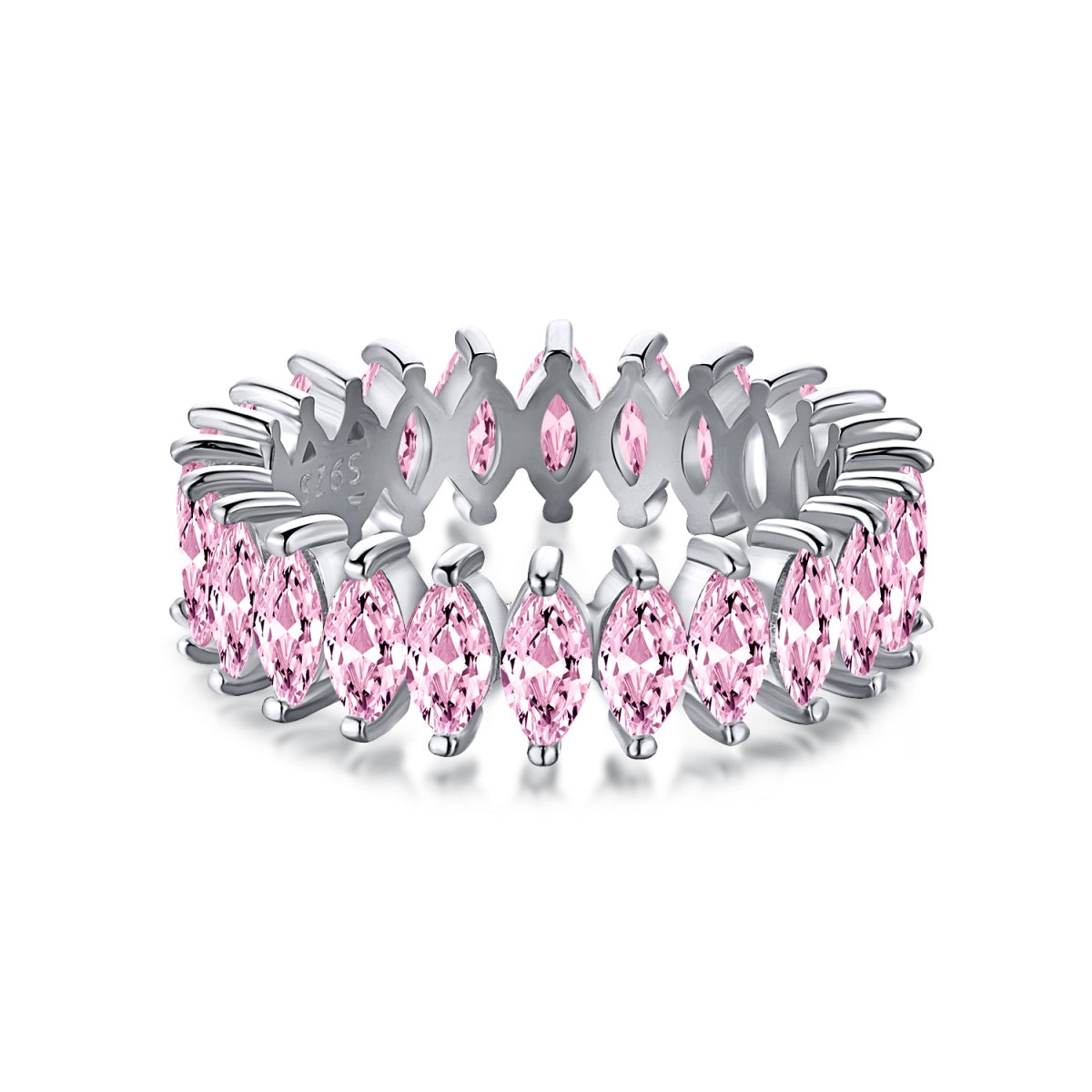 [Love's Uplift]Gorgeous Marquise Cut Tennis Ring