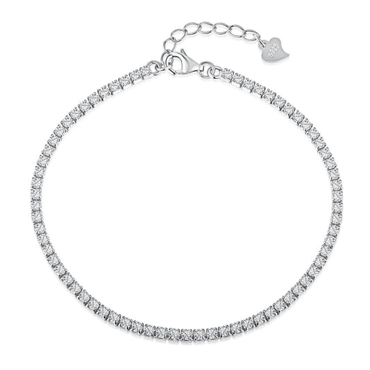 [Love's Uplift]Radiant Shinning Princess Cut Tennis Bracelet
