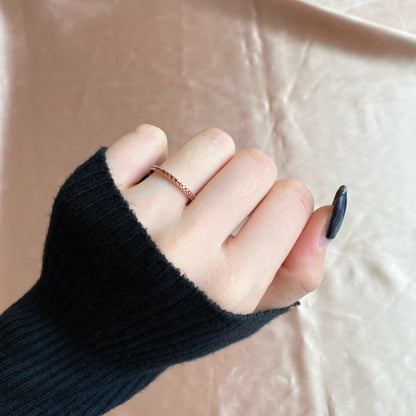 [Love's Uplift]Delicate Sparkling Round Cut Daily Ring