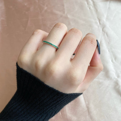 [Love's Uplift]Delicate Sparkling Round Cut Daily Ring
