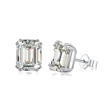 [Love's Uplift]Dazzling Square Shape Earrings