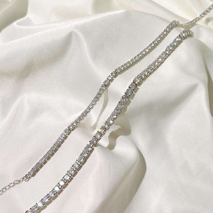 [Love's Uplift]Elegant Tennis Chain Necklace