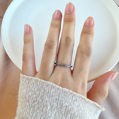[Love's Uplift]Delicate Sparkling Round Cut Daily Ring
