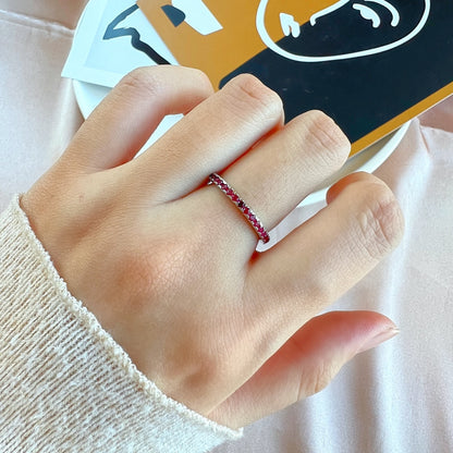 [Love's Uplift]Delicate Sparkling Round Cut Daily Ring