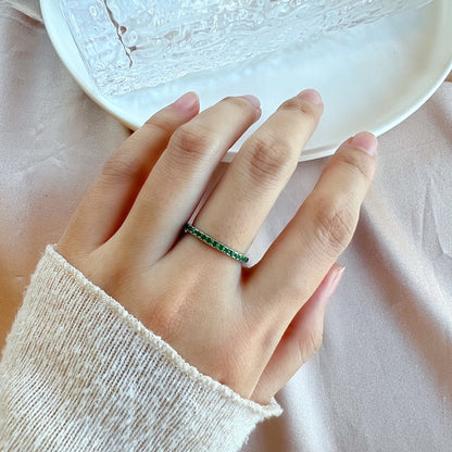 [Love's Uplift]Delicate Sparkling Round Cut Daily Ring