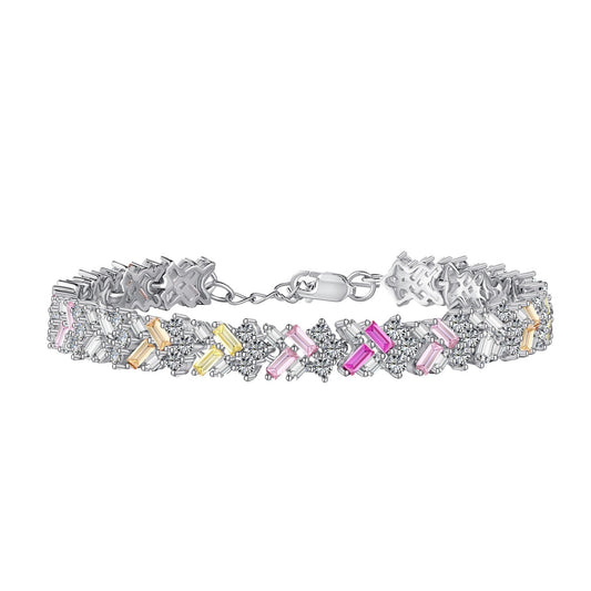 [Love's Uplift]Dazzling Unique Multi Shape Daily Bracelet