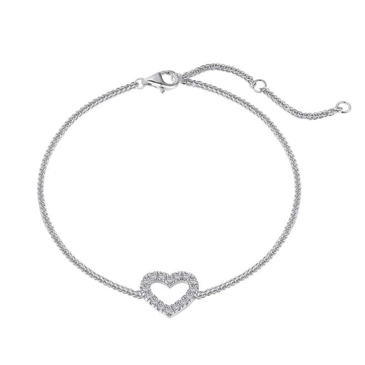 [Love's Uplift]Heart Shape Lover Bracelet