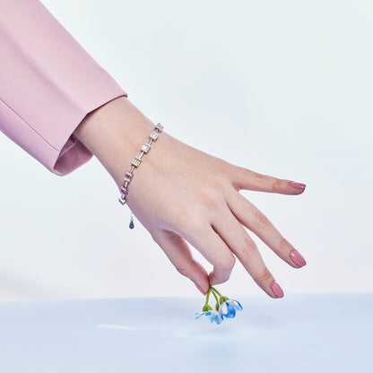 [Love's Uplift]Dainty Charming Emerald Cut Daily Bracelet
