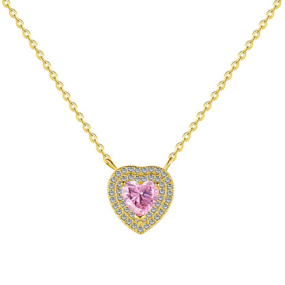 [Love's Uplift]Exquisite Heart Shape Necklace