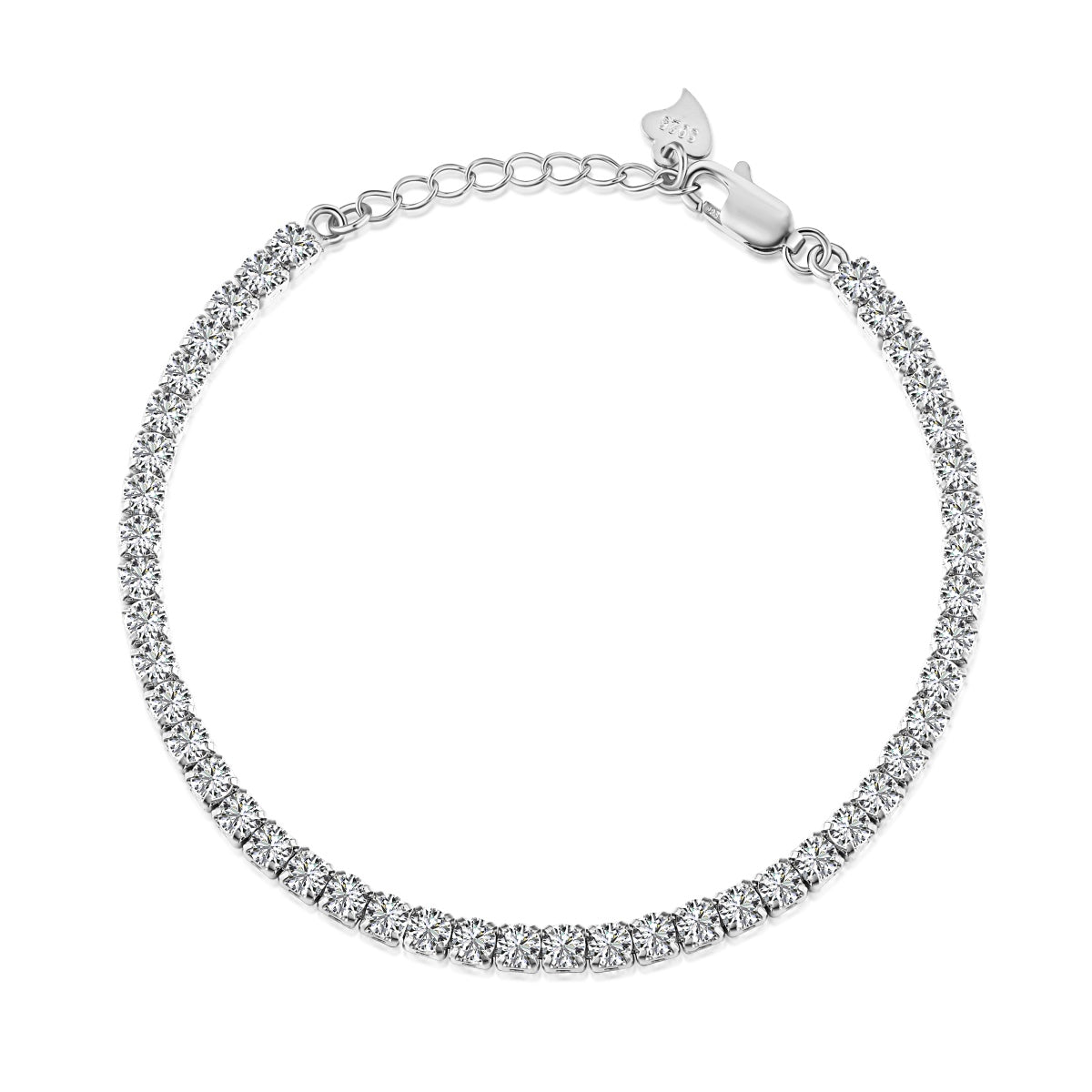 [Love's Uplift]Sparkling Round Cut Daily Bracelet