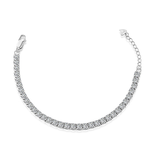 [Love's Uplift]Sparkling Radiant Princess Cut Tennis Bracelet