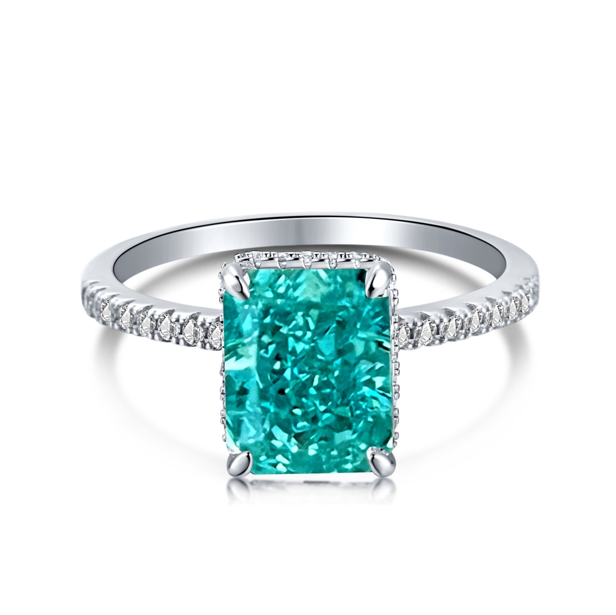 [Love's Uplift]4.0 Carat Luxurious Engagement Ring