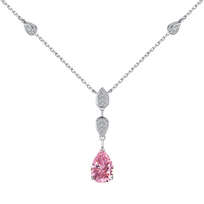 [Love's Uplift]Dazzling Pear Cut Necklace