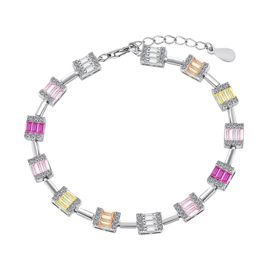 [Love's Uplift]Dainty Charming Emerald Cut Daily Bracelet