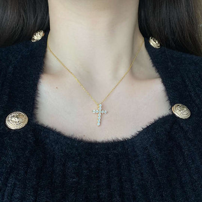 [Love's Uplift]Unique Cross Shape Necklace