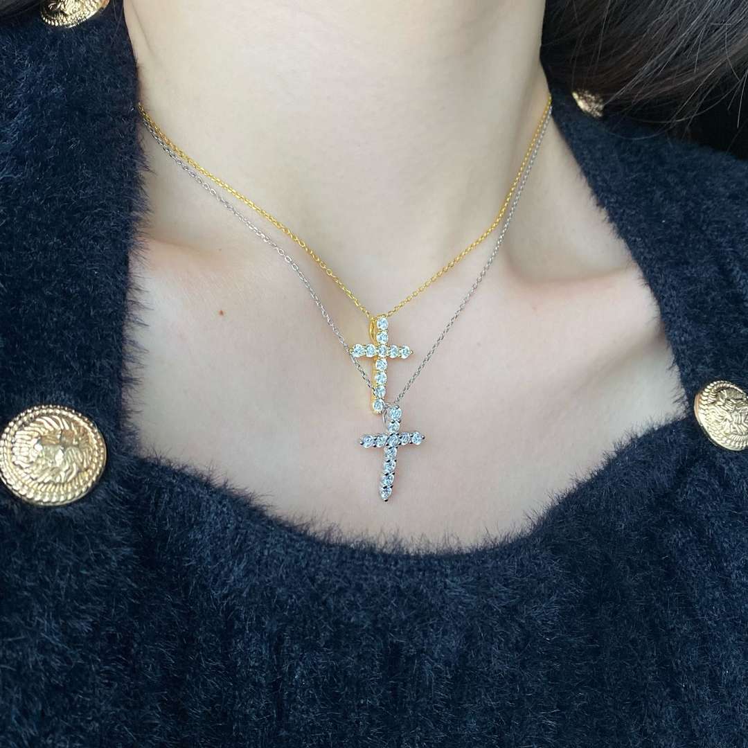[Love's Uplift]Unique Cross Shape Necklace