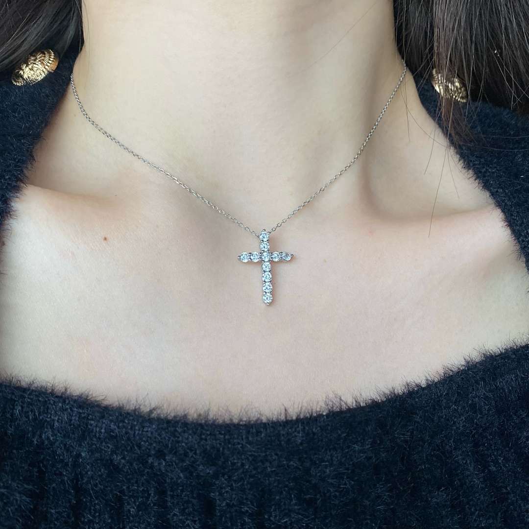 [Love's Uplift]Unique Cross Shape Necklace