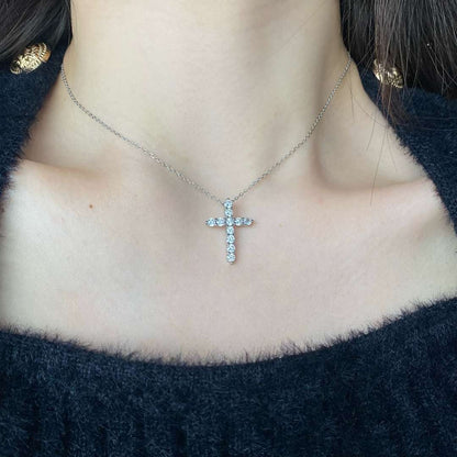 [Love's Uplift]Unique Cross Shape Necklace