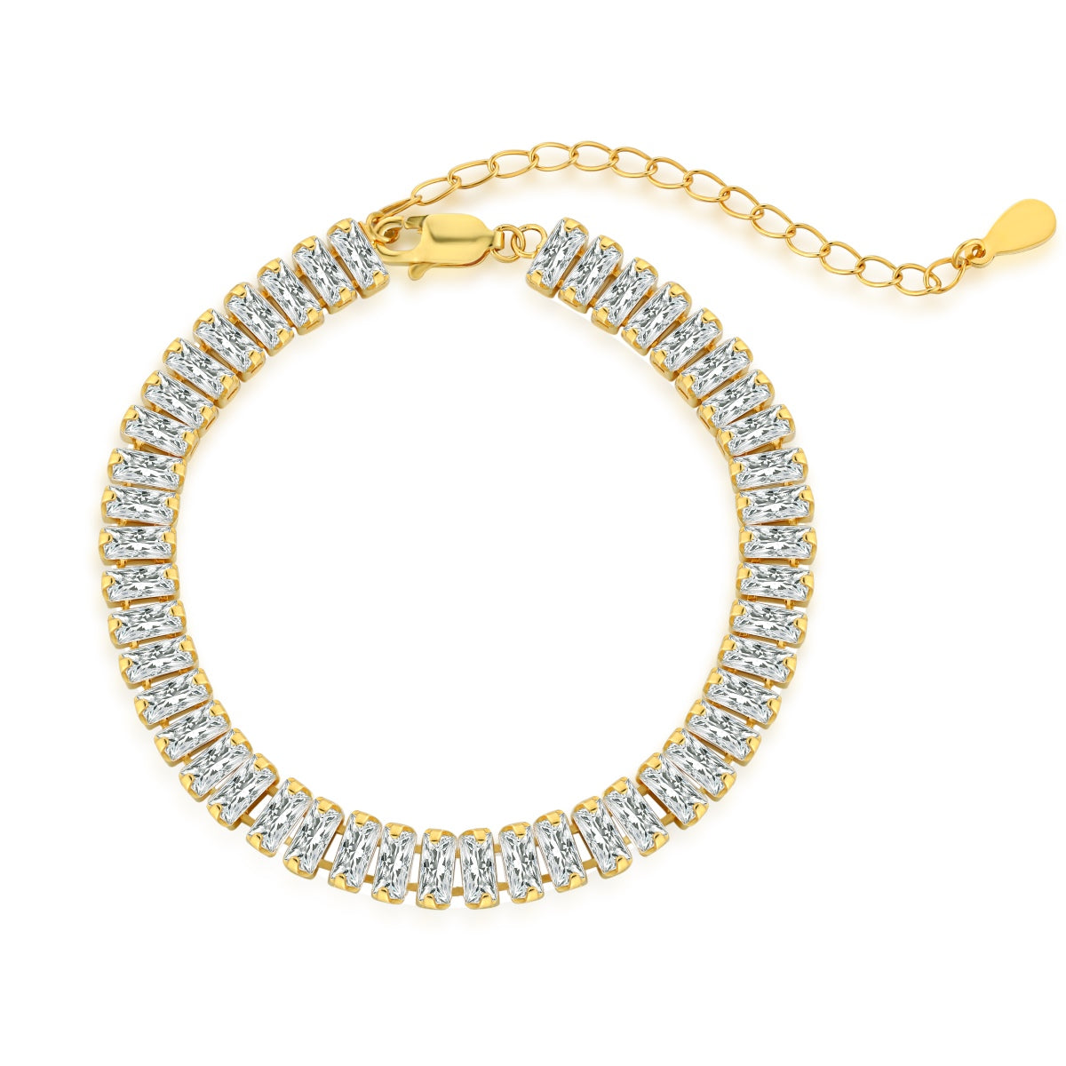 [Love's Uplift]Exquisite Emerald Cut Daily Bracelet