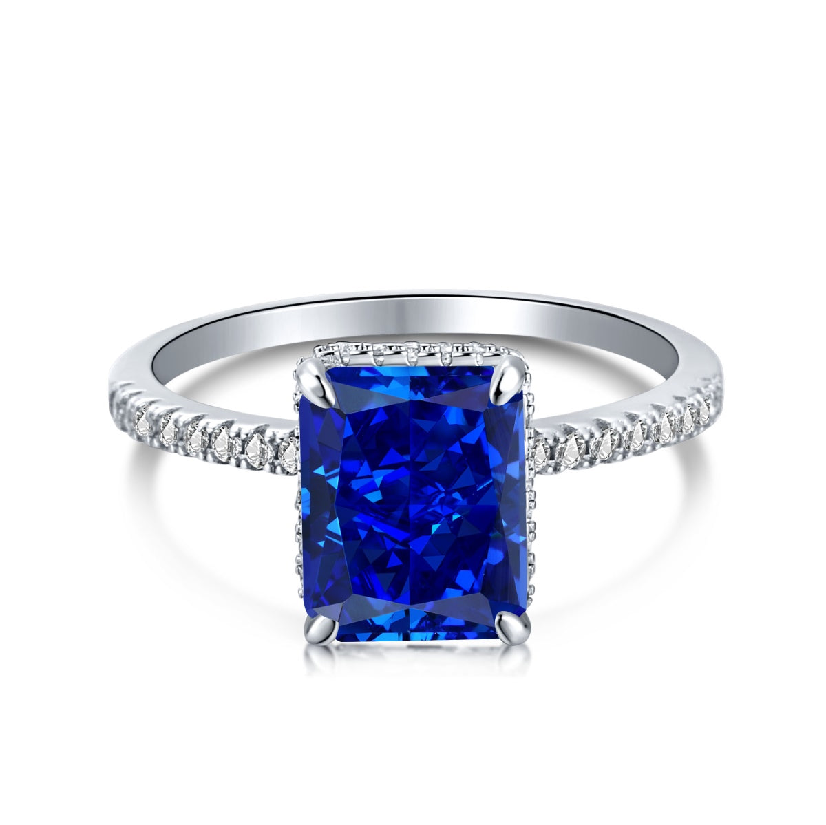 [Love's Uplift]4.0 Carat Luxurious Engagement Ring