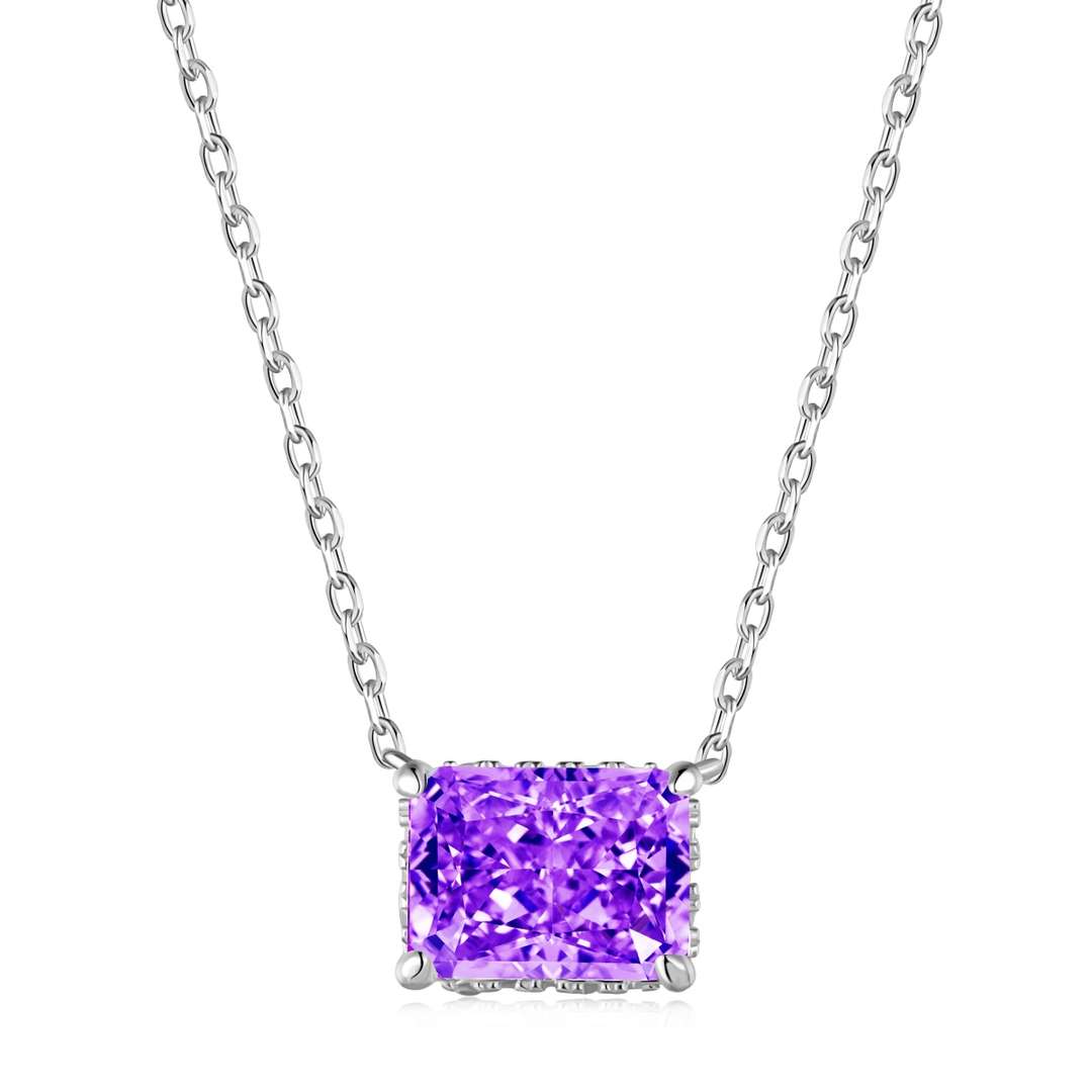 [Love's Uplift]Luxurious Square Shape Colorful Necalack