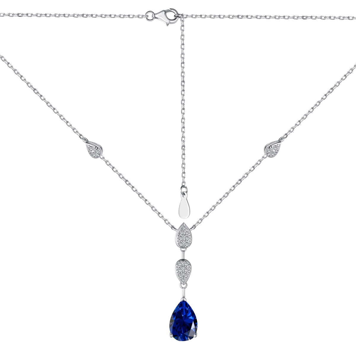 [Love's Uplift]Dazzling Pear Cut Necklace