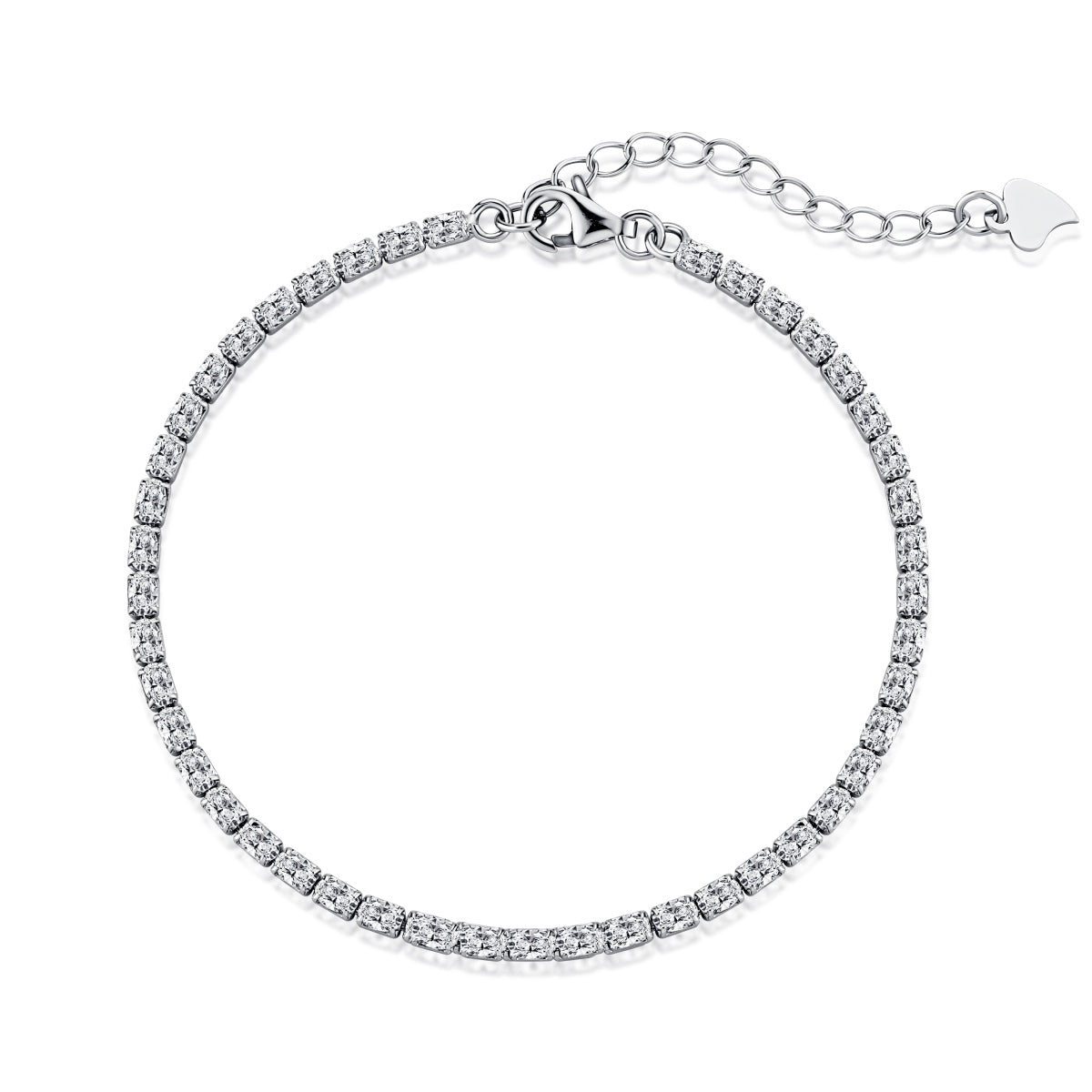 [Love's Uplift]Elegant Emerald Cut Daily Bracelet