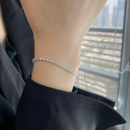 [Love's Uplift]Elegant Emerald Cut Daily Bracelet