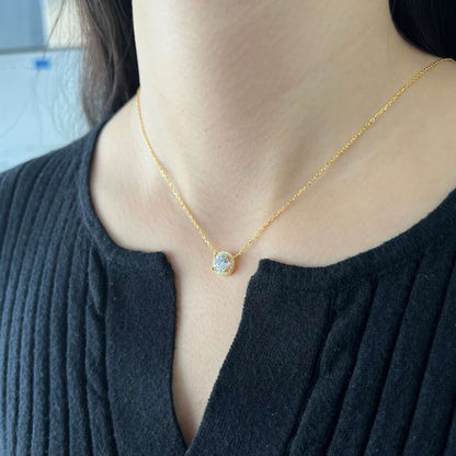 [Love's Uplift]Luxurious Round Cut Necklace