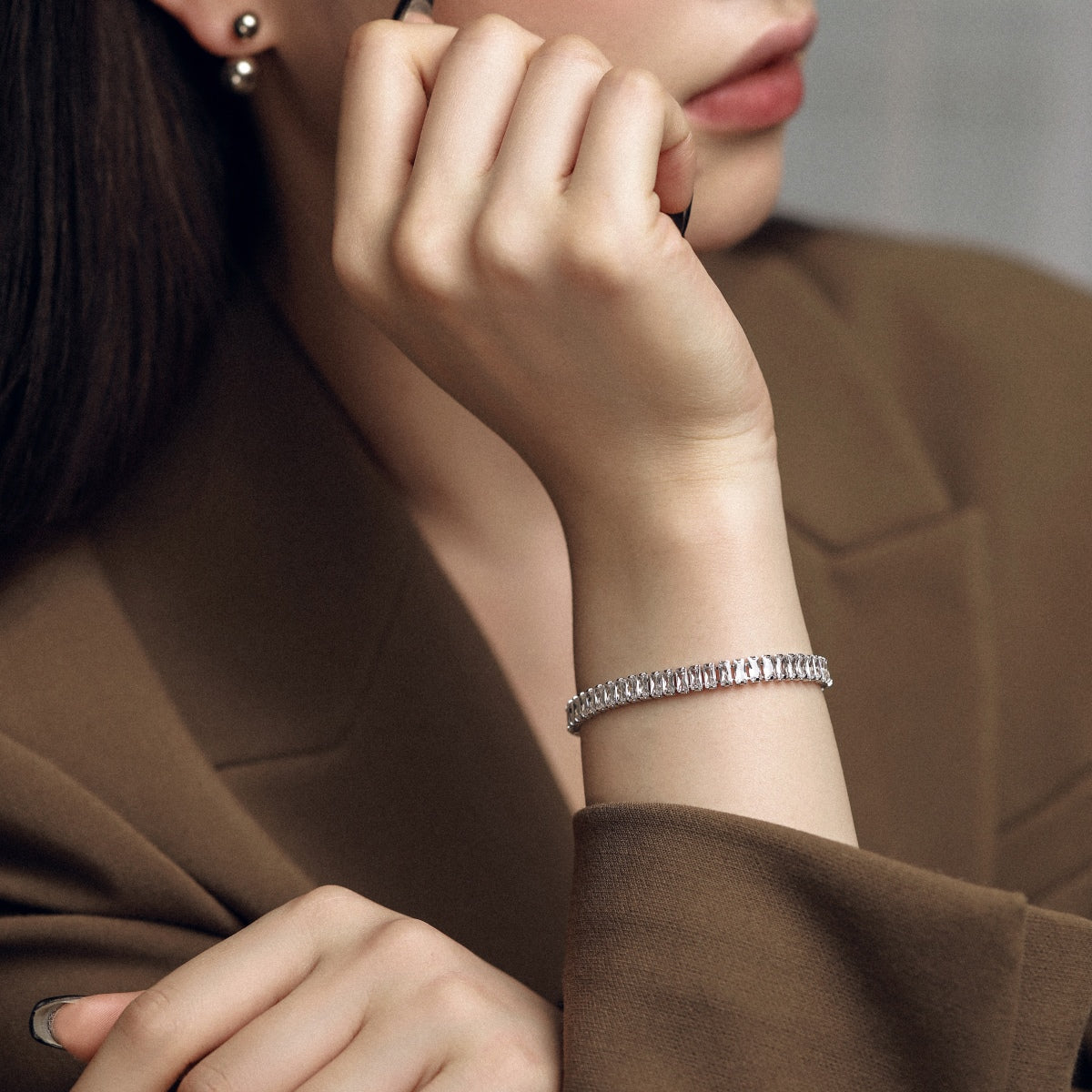[Love's Uplift]Exquisite Emerald Cut Daily Bracelet