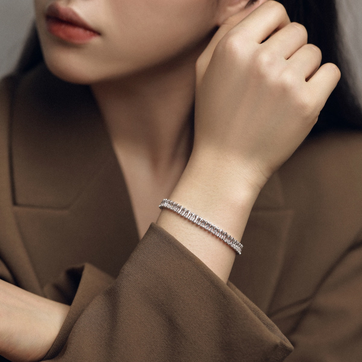 [Love's Uplift]Exquisite Emerald Cut Daily Bracelet